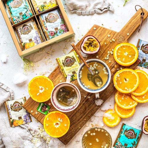 Vintage Blossoms Collection 1 grönt te svart te